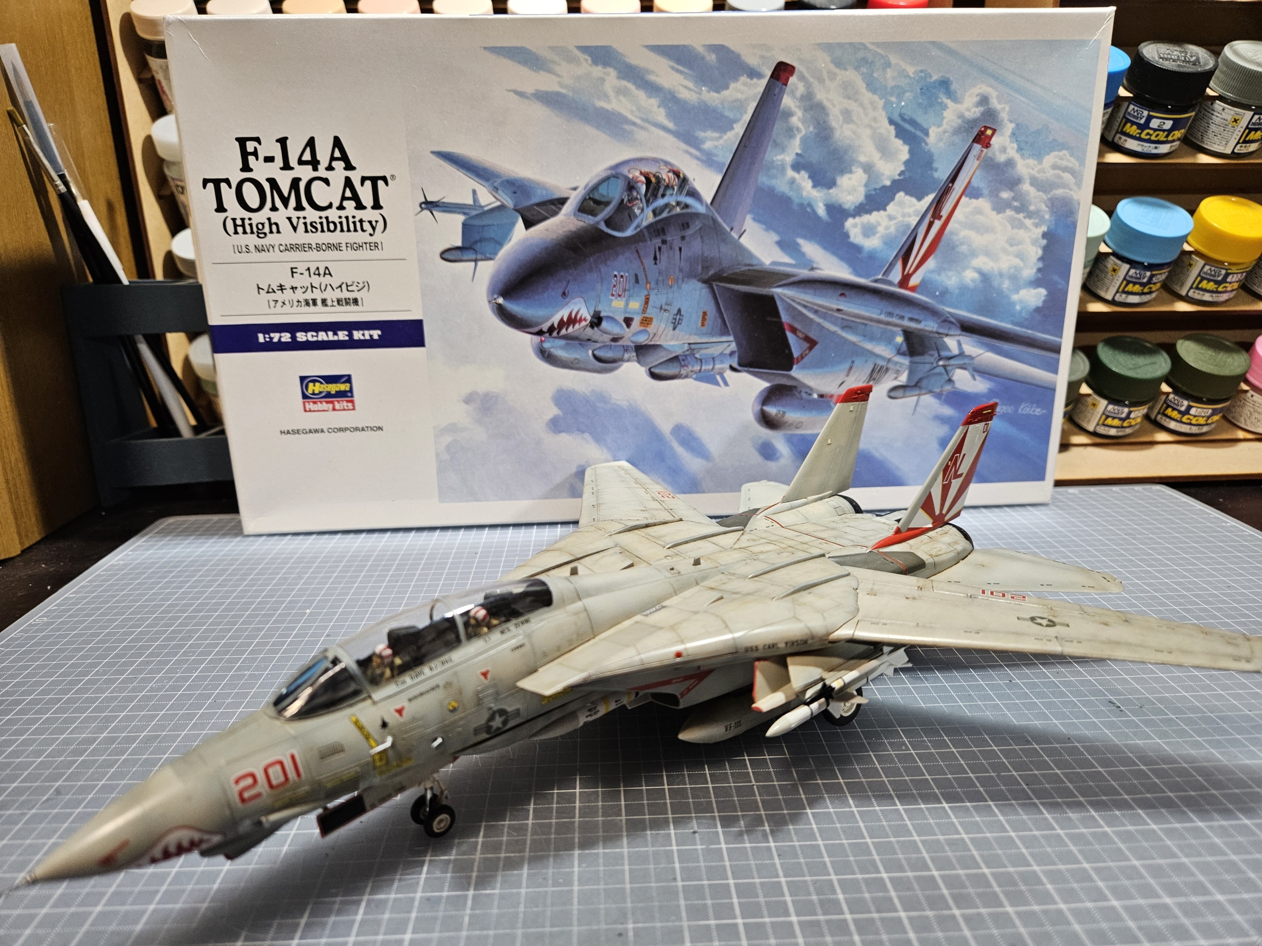 HASEGAWA 1/72 F-14A TOMCAT（High Visibility） | 気まぐれ